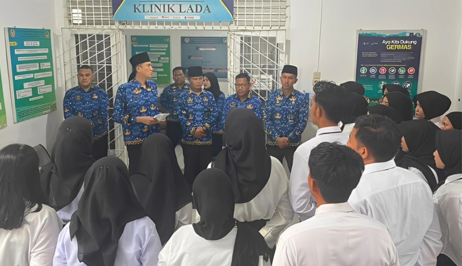 Perkuat Komitmen P4GN  Lapas Tanjungpandan  Tes Urin Peserta Magang Kemenaker Batch II